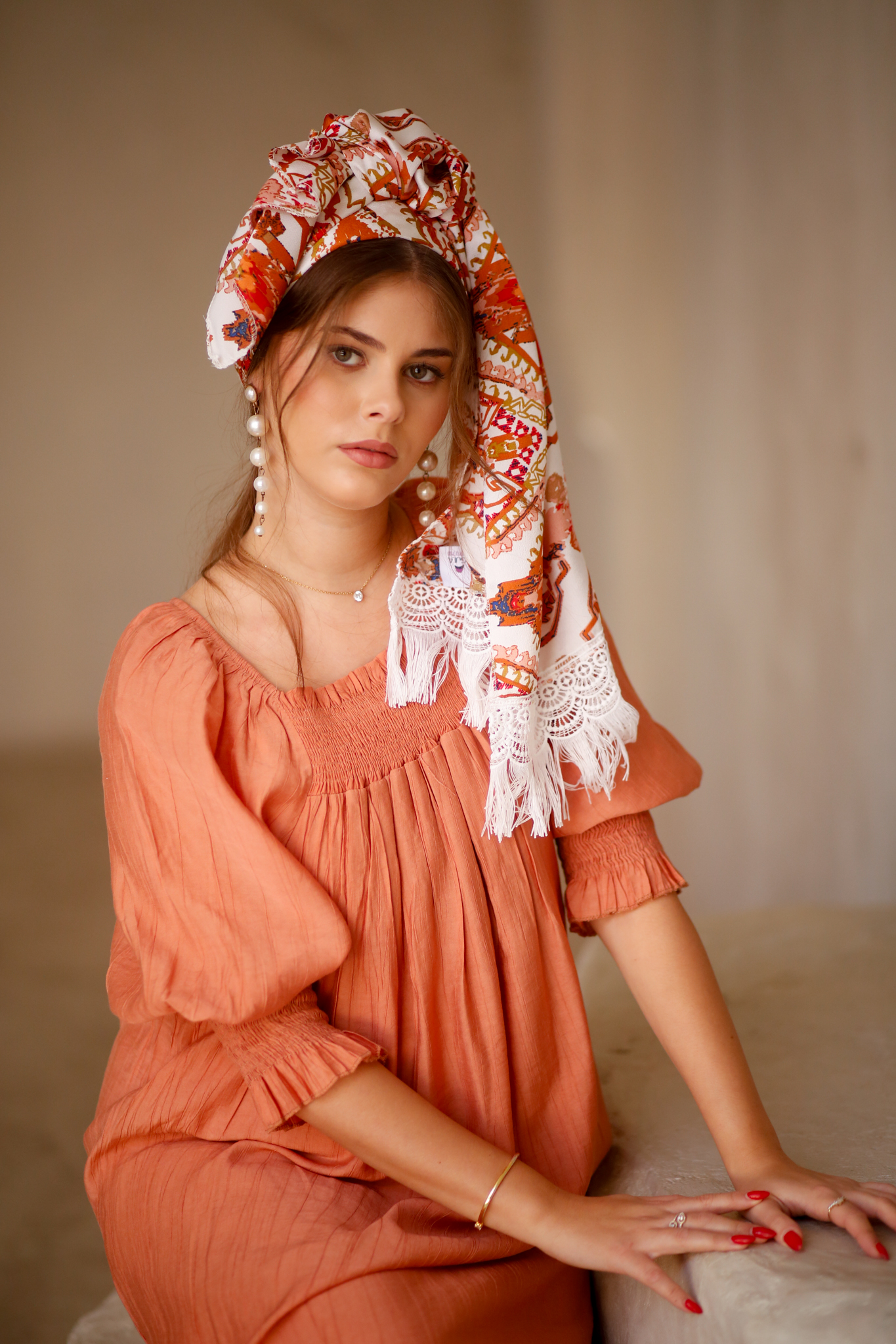 _IKI0250 מטפחת דגם תהל – תמונה 1