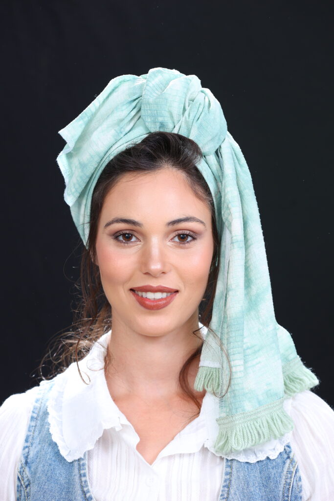 מטפחת דגם איתן - ירקרק